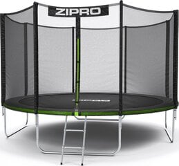 Батут Zipro 12FT, 374 см, с наружной защитной сеткой и сумкой для обуви цена и информация | Батуты | pigu.lt