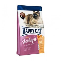 Happy Cat Adult Sterilised Atlantik Lachs pašaras suaugusioms sterilizuotoms katėms su lašiša, 10 kg kaina ir informacija | Sausas maistas katėms | pigu.lt