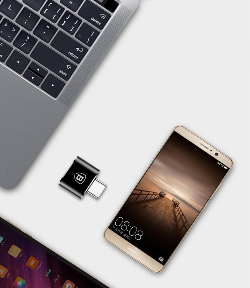 Adapteris Baseus, USB 2.0 / USB tipas C, 2.4A 27625-uniw цена и информация | Laidai telefonams | pigu.lt