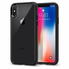 Spigen 057CS22129, skirtas iPhone X, juodas kaina ir informacija | Telefono dėklai | pigu.lt