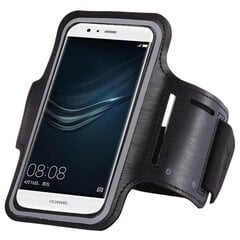 Universal Running Armband for 6" Smartphones black цена и информация | Чехлы для телефонов | pigu.lt