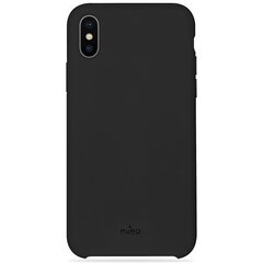 Puro ICON Cover iPhone XS|X czarny |black IPCXCICONBLK цена и информация | Чехлы для телефонов | pigu.lt