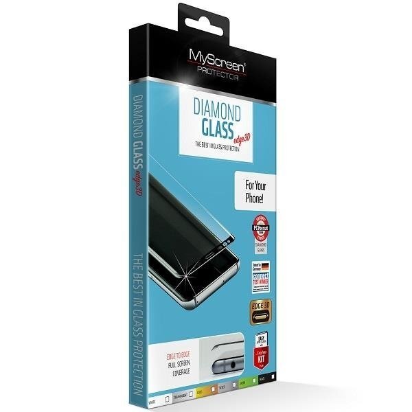 LCD apsauginis stikliukas MyScreen Diamond Edge 3D Apple iPhone XS Max/11 Pro Max juodas kaina ir informacija | Apsauginės plėvelės telefonams | pigu.lt