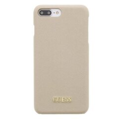 Guess GUHCP7LTBE iPhone 7|8 Plus beige |beżowy hard case Saffiano цена и информация | Чехлы для телефонов | pigu.lt