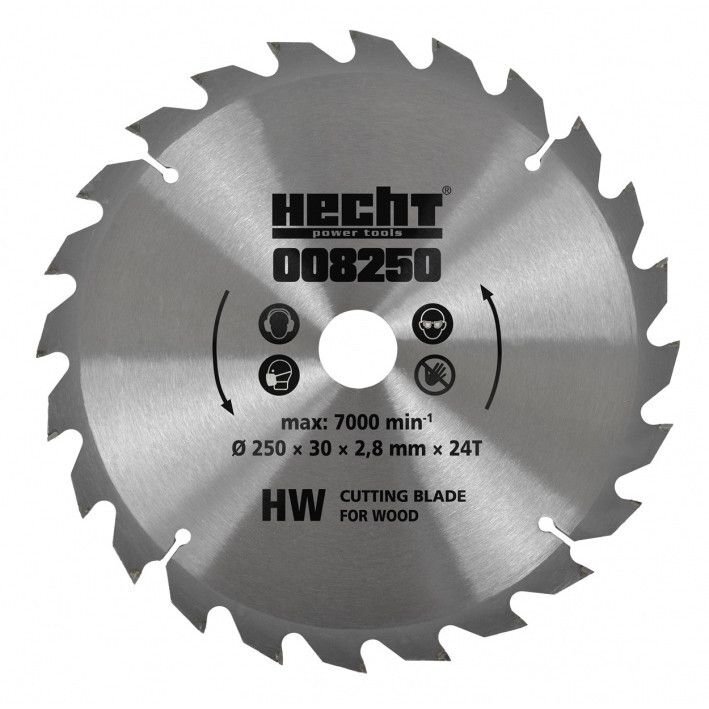 Pjovimo diskas diskiniam pjūklui Hecht 008250 kaina ir informacija | Sodo technikos dalys | pigu.lt