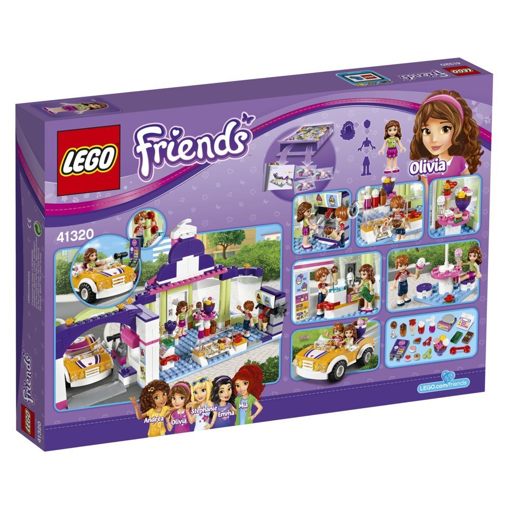 41320 LEGO® Friends Šaldytų jogurtų parduotuvė kaina ir informacija | Konstruktoriai ir kaladėlės | pigu.lt