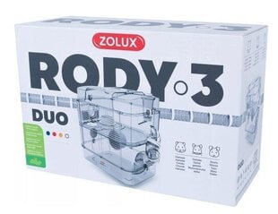 клетка Zolux Rody 3 Duo 41 x 27 x 40,5 cm цена и информация | Клетки и аксессуары для грызунов | pigu.lt