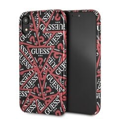 Guess GUHCI61PMPTBK iPhone Xr black |czarny hardcase Triangle All over цена и информация | Чехлы для телефонов | pigu.lt