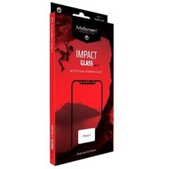 MS ImpactGLASS Edge 3D iPhone 7|8 Plus czarny|black Antyuderzeniowe szkło hybrydowe na cały ekran 8H цена и информация | Защитные пленки для телефонов | pigu.lt