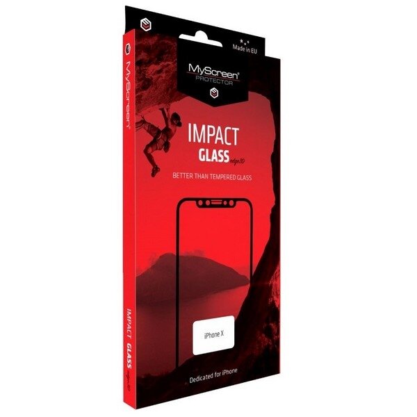 Apsauginis stiklas MS ImpactGlass Edge 3D iPhone 7/8 Plus kaina ir informacija | Apsauginės plėvelės telefonams | pigu.lt