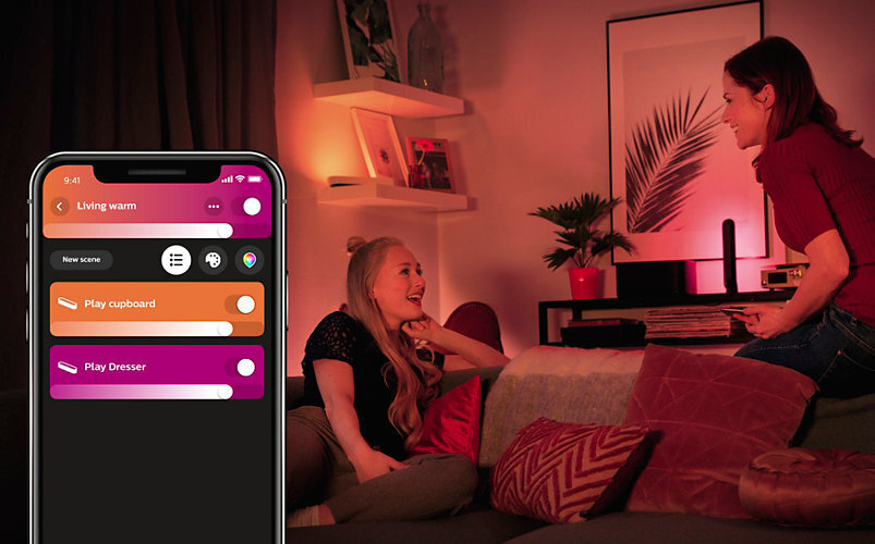 Philips Hue ilginamosios sekcijos komplektas Play kaina ir informacija | Staliniai šviestuvai | pigu.lt