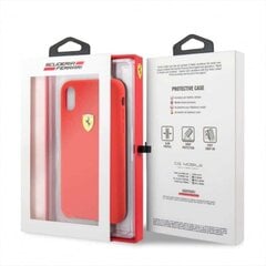 Ferrari silikoninis dėklas, skirtas iPhone Xs / X (raudonas) kaina ir informacija | Telefono dėklai | pigu.lt