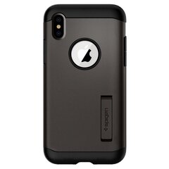 Spigen Slim Armor Case, pilkas kaina ir informacija | Telefono dėklai | pigu.lt