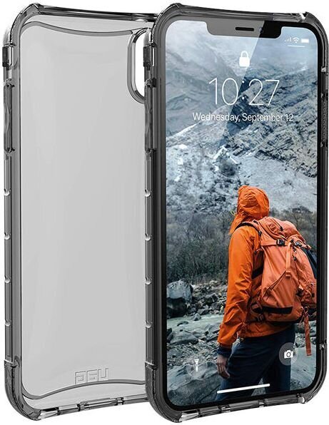 ( UAG ) Urban Armor Gear Plyo case telefonui Iphone XS MAX skaidrus-juodas kaina ir informacija | Telefono dėklai | pigu.lt