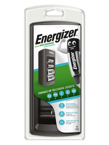 Universalus įkroviklis Energizer, 1 vnt. kaina ir informacija | Elementų krovikliai | pigu.lt