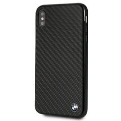 Etui hardcase BMW BMHCI65MBC iPhone Xs Max czarny|black Siganture-Carbon цена и информация | Чехлы для телефонов | pigu.lt