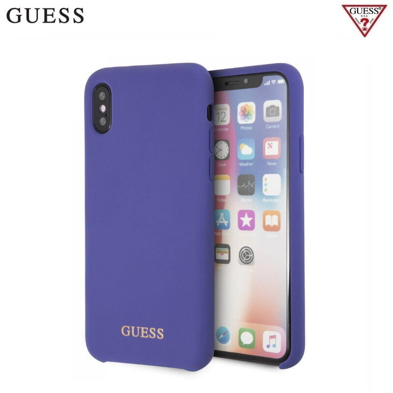 Guess GUHCI61LSGLUV skirtas Apple iPhone XR, violetinis kaina ir informacija | Telefono dėklai | pigu.lt