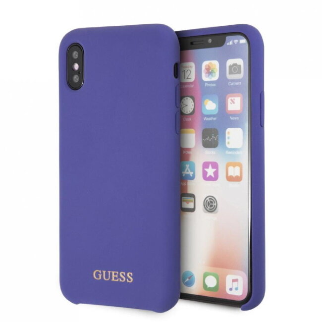 Guess GUHCI61LSGLUV skirtas Apple iPhone XR, violetinis цена и информация | Telefono dėklai | pigu.lt