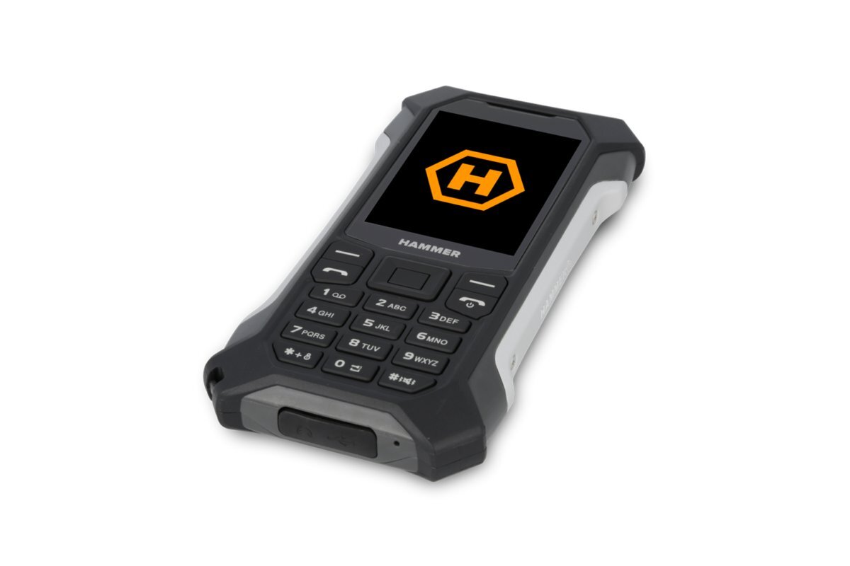 MyPhone Hammer Patriot, SIlver kaina ir informacija | Mobilieji telefonai | pigu.lt