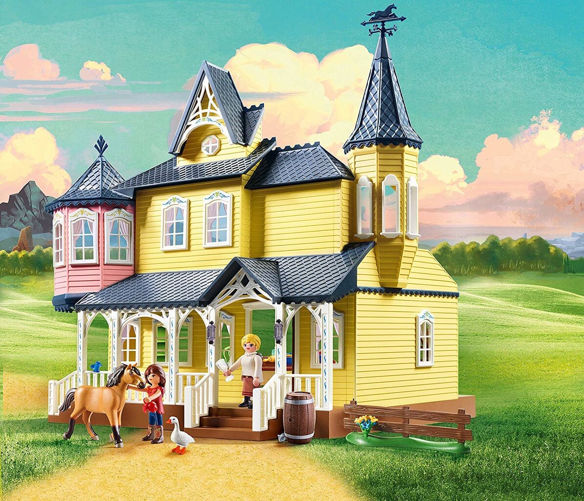 9475 PLAYMOBIL® DreamWorks Spirit, Lucky šeimos namas цена и информация | Konstruktoriai ir kaladėlės | pigu.lt