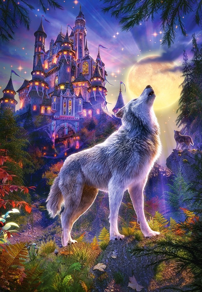 Dėlionė Castorland Puzzle Wolf Castle, 1000 d. kaina ir informacija | Dėlionės (puzzle) | pigu.lt