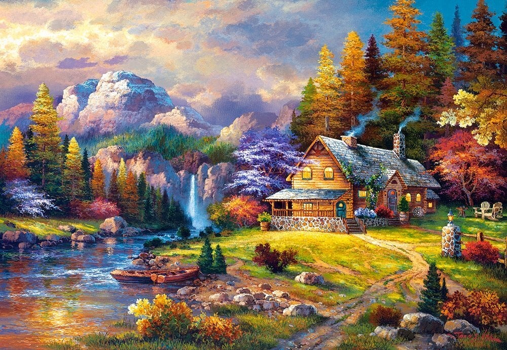 Dėlionė Castorland Puzzle Mountain Hideaway, 1500 d. цена и информация | Dėlionės (puzzle) | pigu.lt