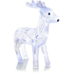 Рождественское украшение Олень RETLUX RXL 253 30LED Cold White, 37cm, Outdoor цена и информация | Рождественские украшения | pigu.lt