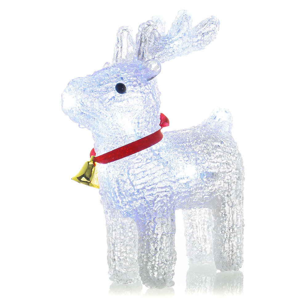 Kalėdinė dekoracija Elnias RETLUX RXL 279 20LED Cold White, 23cm, Outdoor kaina ir informacija | Kalėdinės dekoracijos | pigu.lt