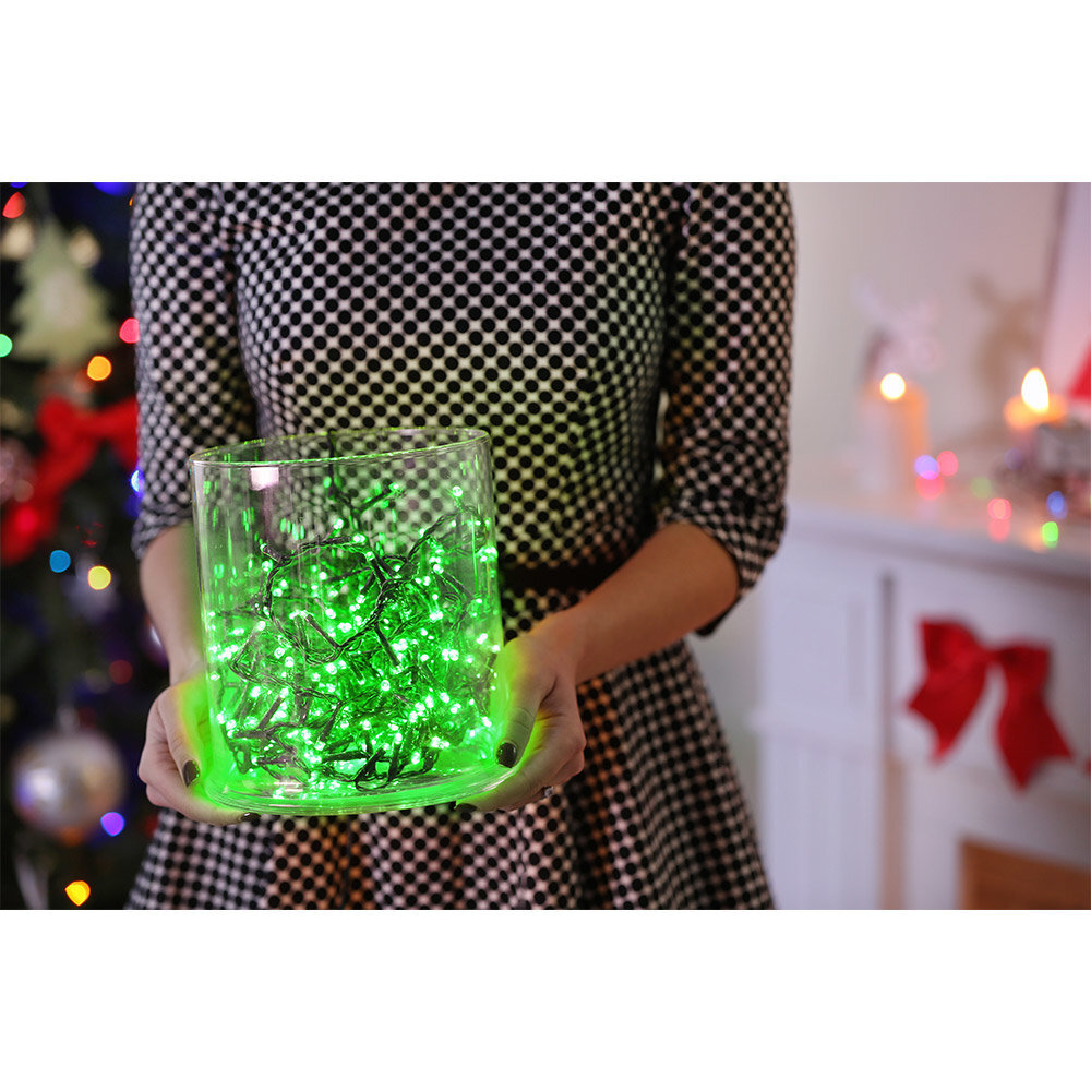 Kalėdinė girlianda RETLUX RXL 306 150 LED Green, Timer kaina ir informacija | Girliandos | pigu.lt