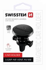 Swissten S-Grip AV-M8 Универсальный держатель для устройств Черный цена и информация | Держатели для телефонов | pigu.lt