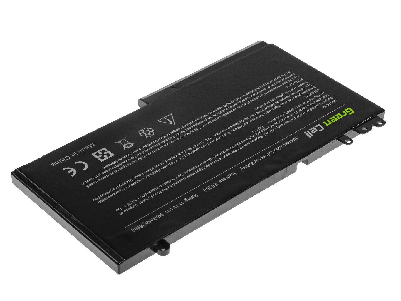 Green Cell Laptop Battery for Dell Latitude 11 3150 3160 12 E5250 E5270 цена и информация | Akumuliatoriai nešiojamiems kompiuteriams | pigu.lt