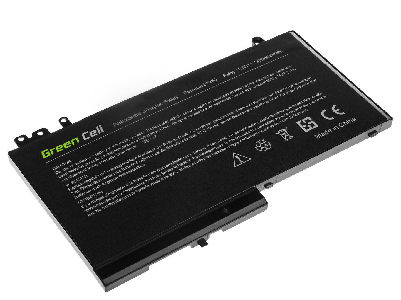 Green Cell Laptop Battery for Dell Latitude 11 3150 3160 12 E5250 E5270 kaina ir informacija | Akumuliatoriai nešiojamiems kompiuteriams | pigu.lt