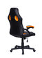 Žaidimų kėdė Swift, juoda/oranžinė kaina ir informacija | Biuro kėdės | pigu.lt