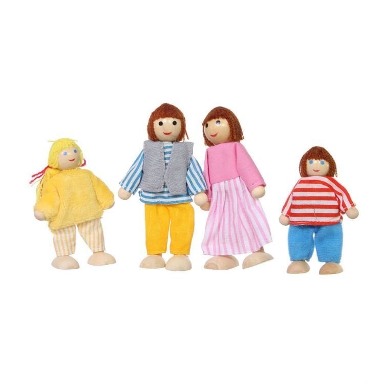 Medinis lėlių namelis Ecotoys kaina ir informacija | Žaislai mergaitėms | pigu.lt