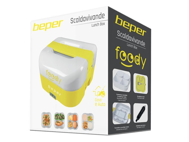 Elektrinė pietų dėžutė Beper BC.160G kaina ir informacija | Maisto saugojimo  indai | pigu.lt