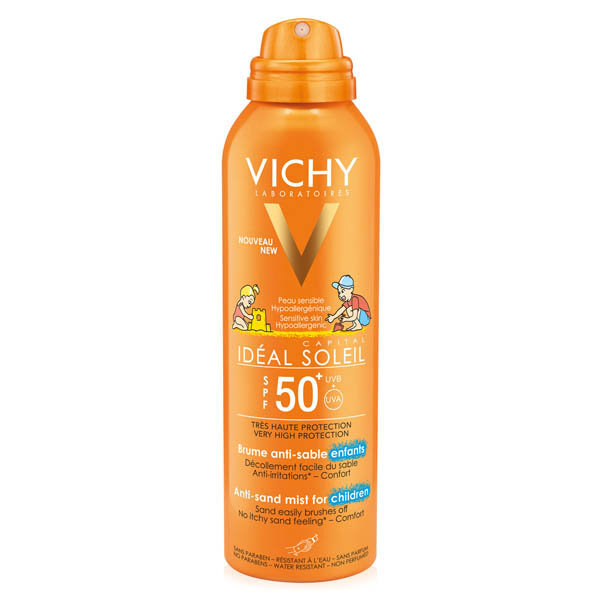 Purškiklis nuo saulės vaikams Vichy Ideal Soleil, 200 ml цена и информация | Kremai nuo saulės | pigu.lt