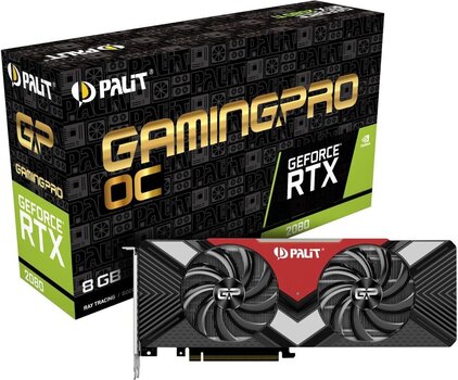 Palit GeForce RTX 2080 GAMING PRO OC (NE62080S20P2-180A) kaina | pigu.lt