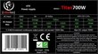 Rebeltec ATX 2.3 Titan 700W kaina ir informacija | Maitinimo šaltiniai (PSU) | pigu.lt