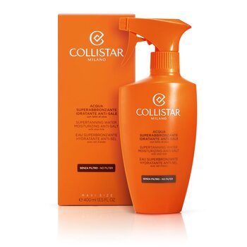 Drėkinamoji įdegį skatinanti emulsija Collistar Sun Care Supertanning Water Moisturizing Anti-Salt, 400 ml kaina ir informacija | Kremai nuo saulės | pigu.lt