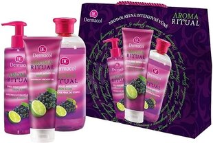 Rinkinys Dermacol Aroma Ritual Grape&Lime kaina ir informacija | Dušo želė, aliejai | pigu.lt