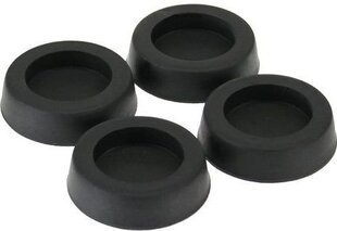 InLine Rubber pads For Cases - Black (59909B) kaina ir informacija | Korpusų priedai | pigu.lt