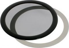 DEMCiflex Round Dust Filter 120mm - Black/Black цена и информация | Korpusų priedai | pigu.lt