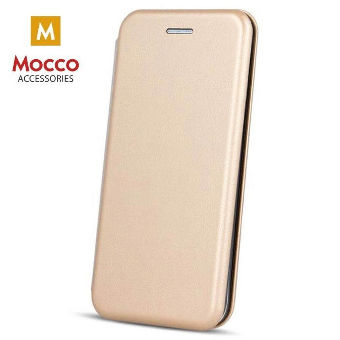 Mocco Diva Book Case For Xiaomi Redmi Note 5 Pro / AI Dual Camera Gold kaina ir informacija | Telefono dėklai | pigu.lt