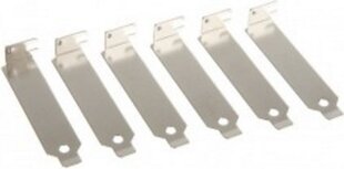InLine 6 pieces low-profile end caps for mounting (11108) цена и информация | Аксессуары для корпусов | pigu.lt