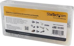 StarTech Deluxe Assortment PC Screw Kit - Screw Nuts and Standoffs (PCSCREWKIT) kaina ir informacija | Korpusų priedai | pigu.lt