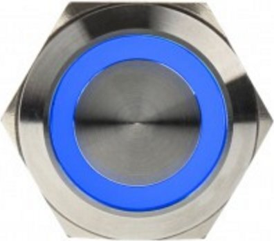 DimasTech LED Button 22mm Blue (PD091) kaina ir informacija | Korpusų priedai | pigu.lt