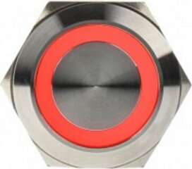 DimasTech LED Button 22mm Red (PD094) kaina ir informacija | Korpusų priedai | pigu.lt