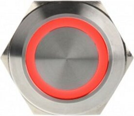 DimasTech LED Button 25mm Red (PD057) kaina ir informacija | Korpusų priedai | pigu.lt