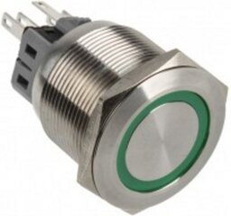 DimasTech LED Button 25mm Green (PD062) kaina ir informacija | Korpusų priedai | pigu.lt