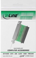 InLine SCSI III U320 Slot Bracket 68 Pin mini Sub-D female to female interior to exterior (45550) цена и информация | Аксессуары для корпусов | pigu.lt
